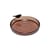 Plateau Perch verre marron / Small - Ø 26 cm - Serax
