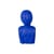 Sculpture Magna Graecia - Testa di Moro Man céramique bleu / H 45 cm / Terre cuite - Seletti