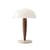 Herman SHY3 Table lamp glass stone white natural wood / Ø 25 x H 36 cm - Walnut, marble & glass - &tradition