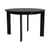 Table ronde Chisel 25 bois noir / Ø 110 cm - 4 pieds - Hay