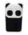 Coussin Panda Mini tissu blanc noir / L 20 x H 33 cm - EO