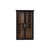 Portaoggetti da parete Hazem legno nero / Utensile a scomparti - L 50 x P 14 x H 80 cm - Bloomingville