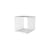 Panton Wire Cube Single Shelf metal silver / 34.8 x 34.8 x D 34.8 cm - Verner Panton, 1971 - MONTANA