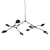 Sospensione Drop metallo nero / 154 x 121 x H 73 cm - Modulare - 101 COPENHAGEN
