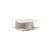 Table basse Develius EV3 métal blanc / 89 x 89 cm - &tradition