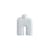 Vase Cobra Tall Mini céramique blanc / L 18 x H 23 cm - 101 COPENHAGEN