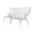 Canapé de jardin 3 places Uncle Jack plastique transparent / L 190 cm - Philippe Starck, 2014 - Kartell
