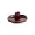 Disc Small Candle stick ceramic brown / For long candles, Ø 2.2 cm - Hay