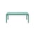 Net Coffee table composite material green / 100 x 60 x H 40 cm - NARDI