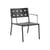 Fauteuil lounge empilable Balcony métal noir / Bouroullec, 2022 - Hay
