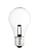 Classique A60 Monobloc LED E27 dimmable bulb glass transparent Clear / 1.5W = 15W - Warm white - Pop Corn