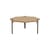 Table basse Vague by Uchronia / Ø 80 x H 43 cm - Chêne massif - TIPTOE
