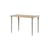 Table rectangulaire Lobo métal gris / 120 x 60 cm - 2 à 4 personnes / Bois éco-certifié - TIPTOE