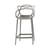 Masters Bar chair plastic material grey H 65 cm - Polypropylen - Kartell
