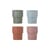Becher Ewan keramik bunt / 4er Set - 150 ml - Bloomingville
