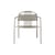 Poltroncina lounge impilabile Cleo materiale plastico beige / Corda in polipropilene - Vincent Sheppard