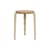 Sgabello Lou Vague by Uchronia legno beige / Quercia - TIPTOE