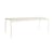 Tavolo rettangolare Palissade metallo bianco / 220 x 90 cm - Hay