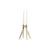 Chandelier Abbracciaio métal or / Philippe Starck, 2012 - Kartell