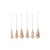 Palle di Natale Jivani legno naturale / Se 6 - H 8,5 cm - Bloomingville