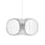 Pendelleuchte Coil silber metall / Ø 110 cm - Stahl - Normann Copenhagen