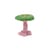 Sgabello Amanita materiale plastico rosa multicolore verde / Fibra di vetro - Ø 44 x H 41 cm - Seletti