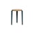 Sgabello Lou metallo blu / H 45 cm - Rovere eco-certificato - TIPTOE