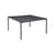 Table carrée Calvi métal gris noir / 140 x 140 cm - 8 personnes - Fermob