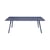 Table rectangulaire Luxembourg métal bleu / 207 x 100 cm - 8 à 10 personnes - Fermob