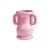 Vase Amfora céramique rose / H 26,5 cm - & klevering