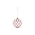 Weihnachtskugel Delight Big  n°8 glas rot / Ø 9 cm - Alessi
