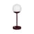 Mooon! MAX LED Wireless rechargeable outdoor lamp metal glass purple / Glass sphere - H 41 cm - Fermob