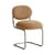 Chaise rembourrée Amberta tissu marron - NV GALLERY