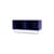 Regal Coat holz blau / Kleiderschrank - B 69,6 x H 24 x Prof. 30 cm - MONTANA