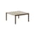 Couchtisch Couple keramik beige / 84.4 x 80 x H 40 cm - Beidseitig verwendbare Steinzeug-Tischplatte - Muuto
