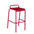 Barhocker Luxembourg metall rot / Aluminium - H 78 cm - Fermob