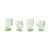 Bicchiere da vino  vetro verde di Nienke Sikkema / Set di 4 - HK LIVING