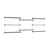Étagère Wall Shelving – ws.85.3 bois marron / L 239 x H 85 x Prof. 17,5 cm - MOEBE