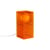 Lampe de table Lop Small Rectangle plastique orange / Lauréat Archiproducts Design Award - BANG