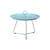 Table basse Eyelet Medium métal bleu / Ø 57,5 x H 41 cm - Houe