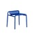 Tabouret Week-End métal bleu / Aluminium - Petite Friture
