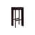 Barhocker Chisel 30 High textil violett / H 75 cm – Gewebe-Polsterung - Hay