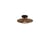 Kalimantan Ceiling light cane & fibres wood beige Bamboo - Ø 30 x H 8 cm - GOOD&MOJO
