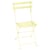 Chaise pliante Bistro métal jaune - Fermob