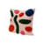 Coussin Love me & Love me not  / 45 x 45 cm - Laine tissée main - COLORTHERAPIS