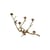 Kerzenleuchter Twiggy metall gold / B 30 x H 30 cm - Pols Potten
