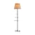 Lampadaire Bibliothèque Nationale métal tissu beige / Port USB intégré - Philippe Starck, 2013 - Flos