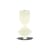 Lampe de table Costantina Opal verre blanc / LED - Small H 47 cm - Mogg
