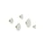 Set de 5 patères The Dots Wood / Bois - Différents diamètres - Muuto