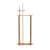 Bridge Small Rack natural wood / L 69 x D 40 x H 183 cm - Ferm Living